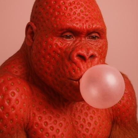 Strawberry Gorilla + Bubblegum
