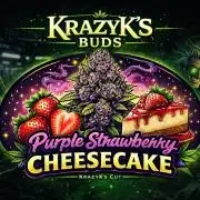 Krazy K's Purple Strawberry Cheesecake