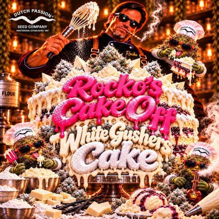 Rocko's Cake Off _ White Gushers Cake