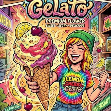 Lemon Cherry Gelato