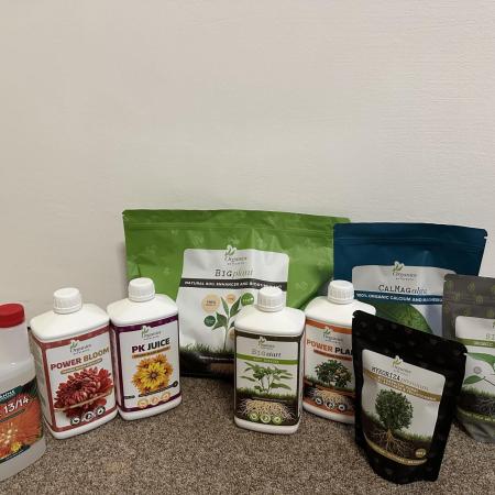 Bio growing mit organics nutrients