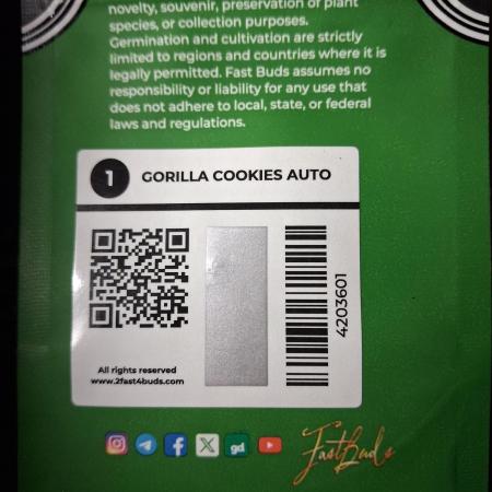 Gorilla cookies #1